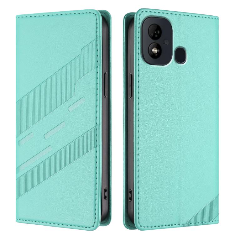 For itel A33 Plus Embossed Multi-functional Wallet Retro Leather Phone Case
