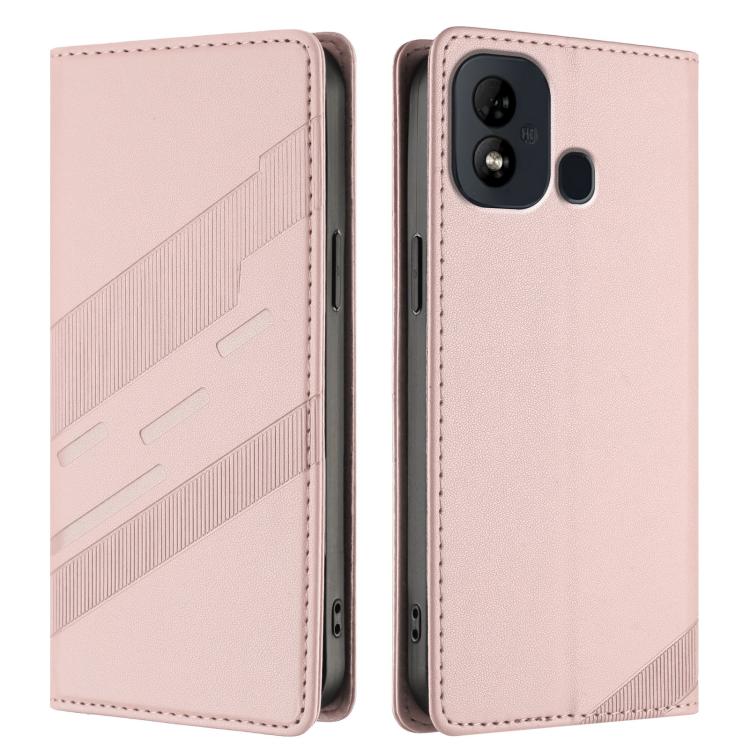 For itel A33 Plus Embossed Multi-functional Wallet Retro Leather Phone Case
