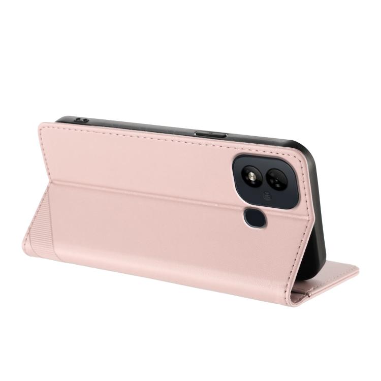 For itel A33 Plus Embossed Multi-functional Wallet Retro Leather Phone Case