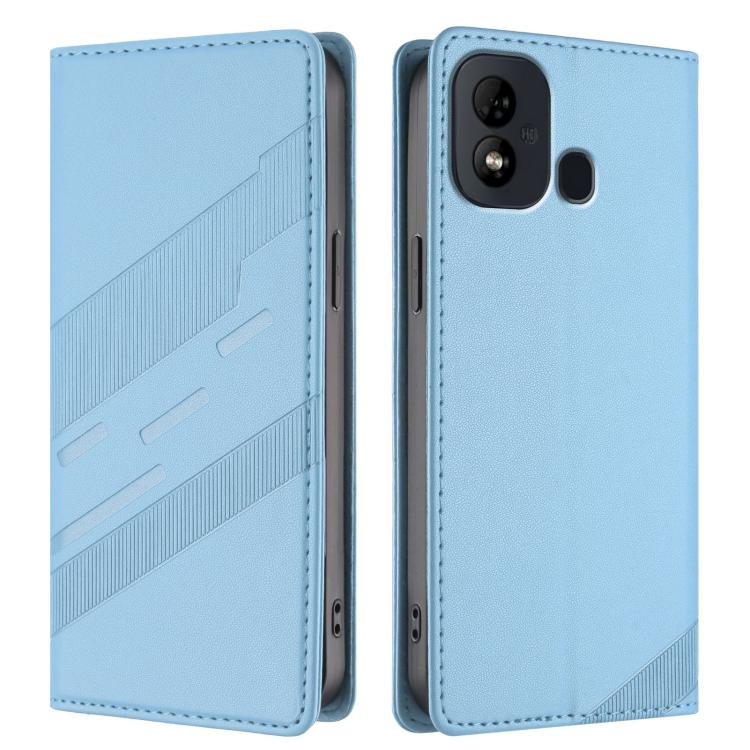 For itel A33 Plus Embossed Multi-functional Wallet Retro Leather Phone Case
