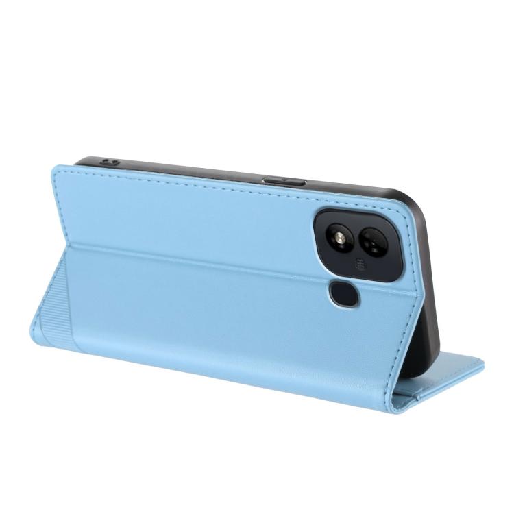 For itel A33 Plus Embossed Multi-functional Wallet Retro Leather Phone Case