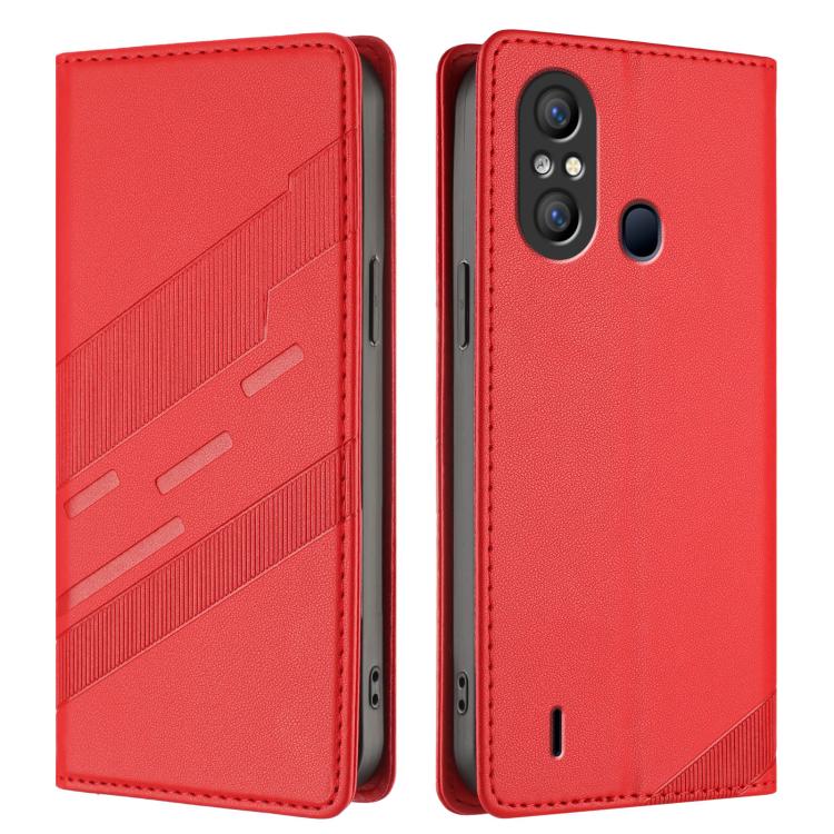For itel A49 / A58 / A58 Pro Embossed Multi-functional Wallet Retro Leather Phone Case