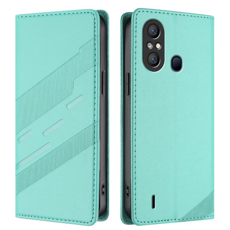 For itel A49 / A58 / A58 Pro Embossed Multi-functional Wallet Retro Leather Phone Case