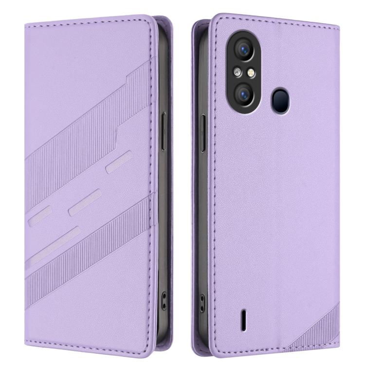 For itel A49 / A58 / A58 Pro Embossed Multi-functional Wallet Retro Leather Phone Case