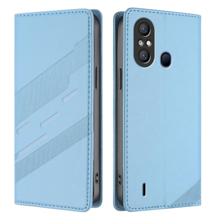 For itel A49 / A58 / A58 Pro Embossed Multi-functional Wallet Retro Leather Phone Case