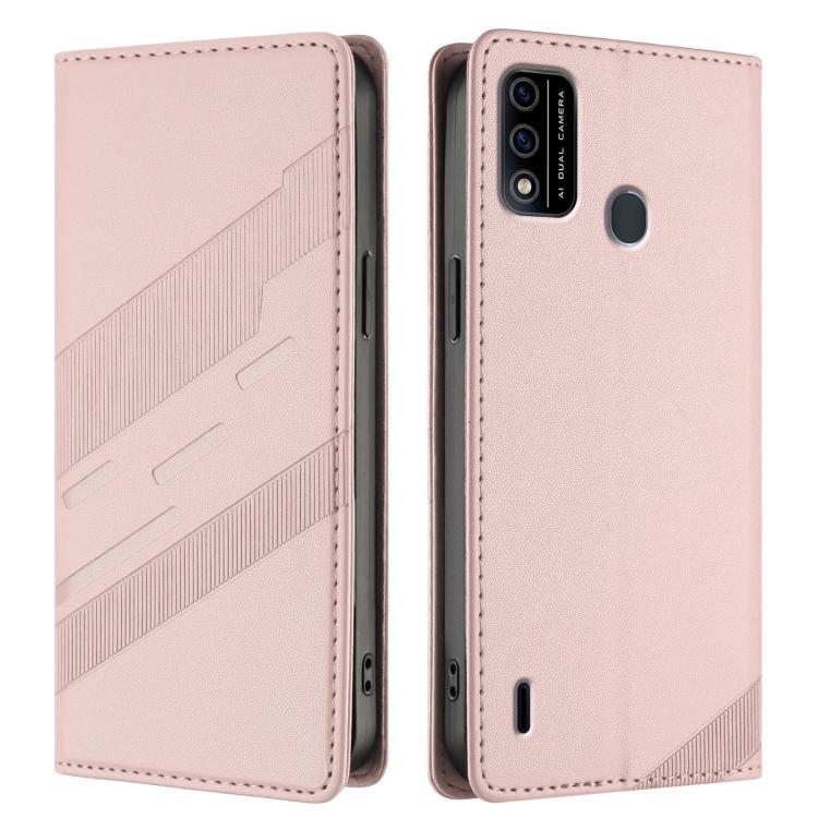 For itel A48 Embossed Multi-functional Wallet Retro Leather Phone Case