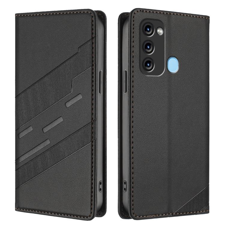 For itel S17 / P38 / Vision 3 Embossed Multi-functional Wallet Retro Leather Phone Case