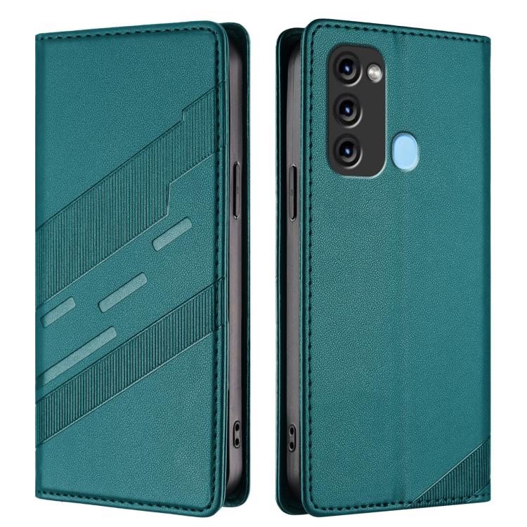 For itel S17 / P38 / Vision 3 Embossed Multi-functional Wallet Retro Leather Phone Case