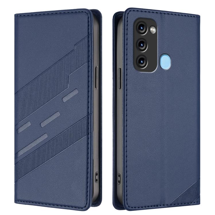 For itel S17 / P38 / Vision 3 Embossed Multi-functional Wallet Retro Leather Phone Case