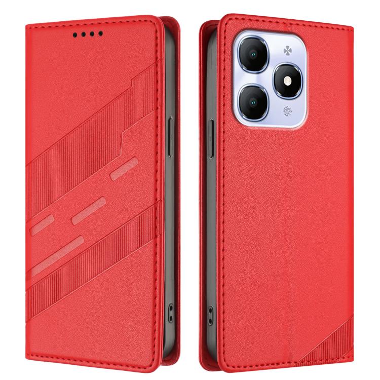 For itel A90 Embossed Multi-functional Wallet Retro Leather Phone Case