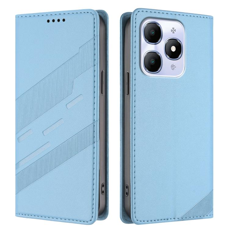 For itel A90 Embossed Multi-functional Wallet Retro Leather Phone Case