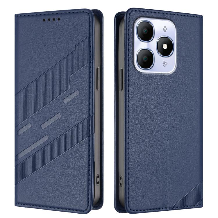 For itel A90 Embossed Multi-functional Wallet Retro Leather Phone Case
