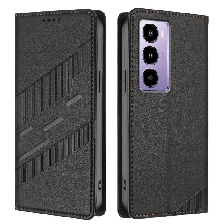 For itel City 100 Embossed Multi-functional Wallet Retro Leather Phone Case