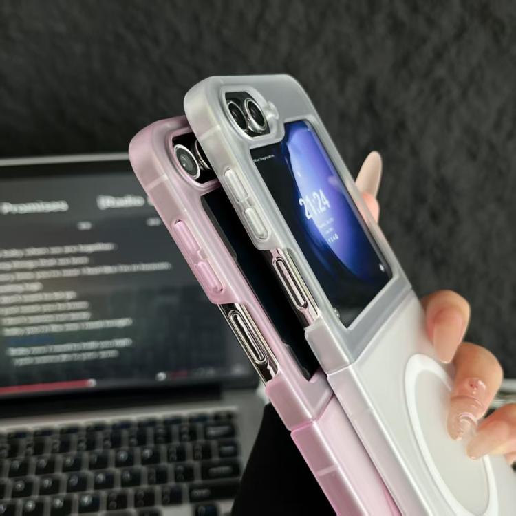 For Samsung Galaxy Z Flip5 5G Skin Feel PC MagSafe Magnetic Folding Phone Case