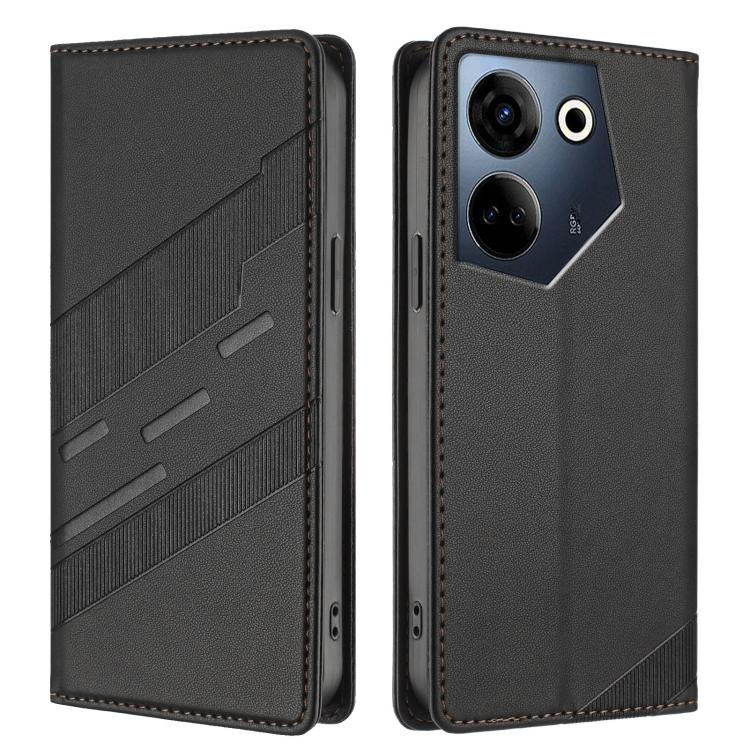 For Tecno Camon 20 / 20 Pro 4G Embossed Multi-functional Wallet Retro Leather Phone Case