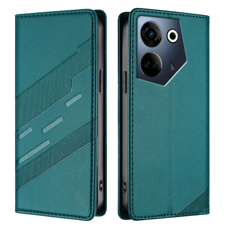 For Tecno Camon 20 / 20 Pro 4G Embossed Multi-functional Wallet Retro Leather Phone Case