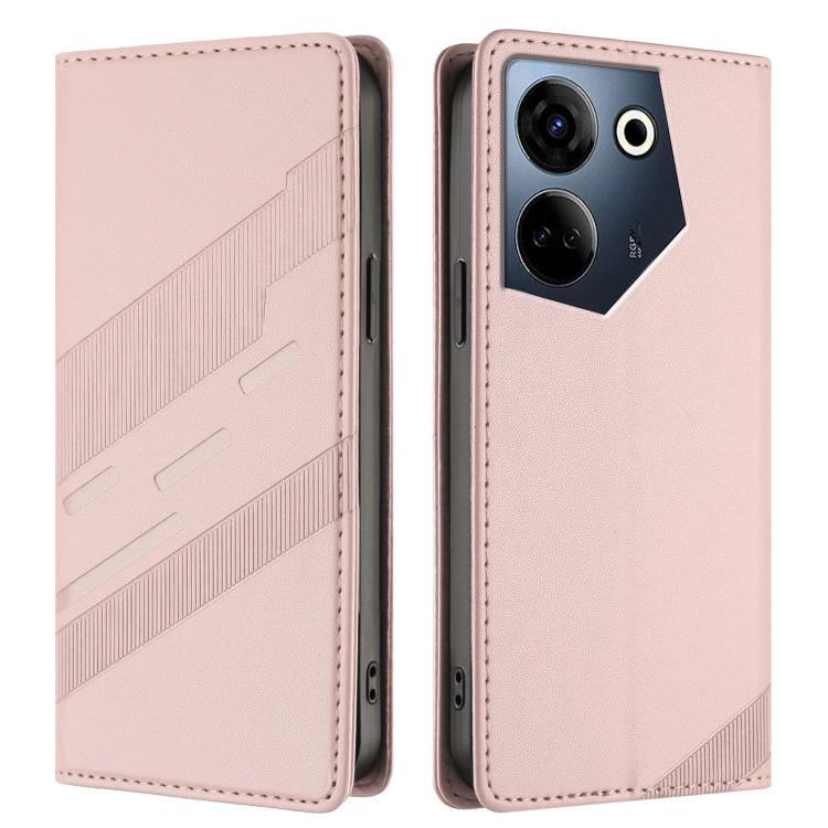 For Tecno Camon 20 / 20 Pro 4G Embossed Multi-functional Wallet Retro Leather Phone Case