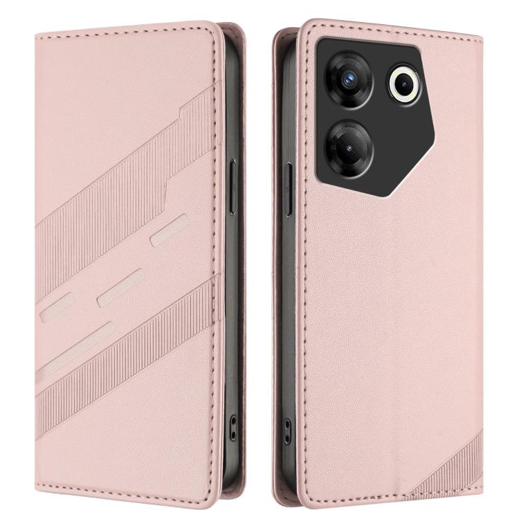 For Tecno Camon 20 Pro 5G Embossed Multi-functional Wallet Retro Leather Phone Case