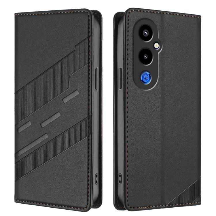 For Tecno Pova 4 Pro Embossed Multi-functional Wallet Retro Leather Phone Case