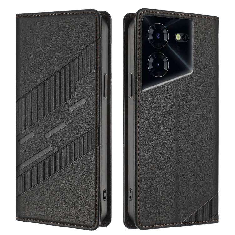 For Tecno Pova 5 Embossed Multi-functional Wallet Retro Leather Phone Case