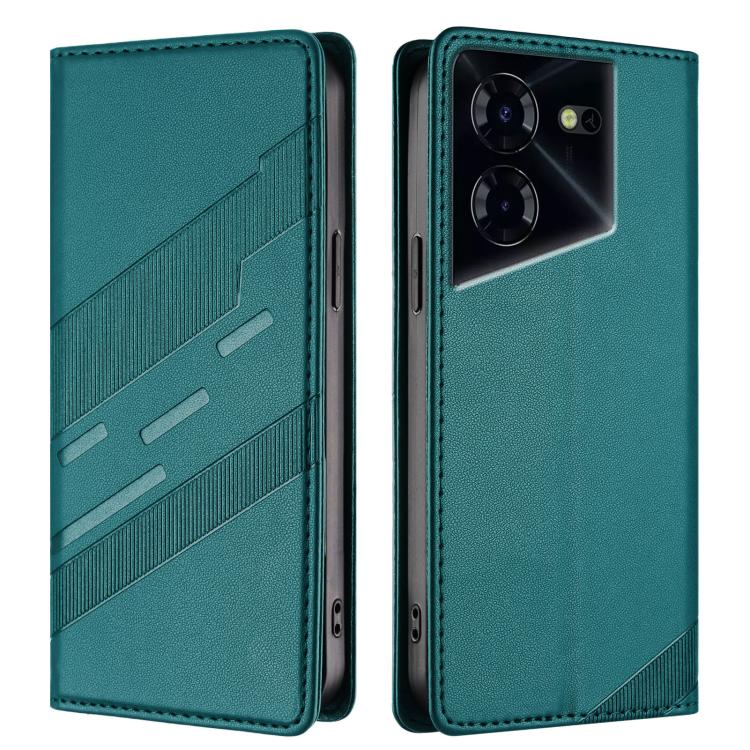 For Tecno Pova 5 Embossed Multi-functional Wallet Retro Leather Phone Case