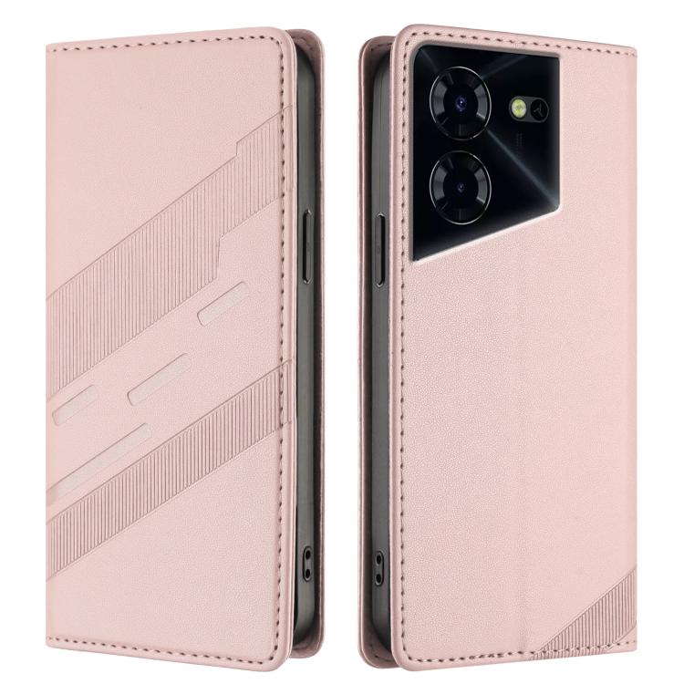 For Tecno Pova 5 Embossed Multi-functional Wallet Retro Leather Phone Case