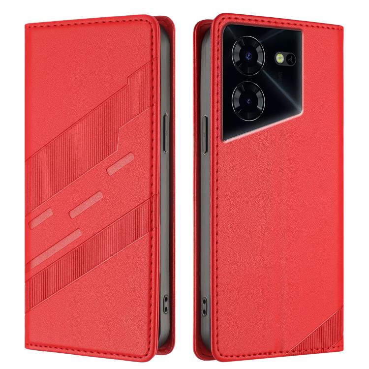For Tecno Pova 5 Pro Embossed Multi-functional Wallet Retro Leather Phone Case