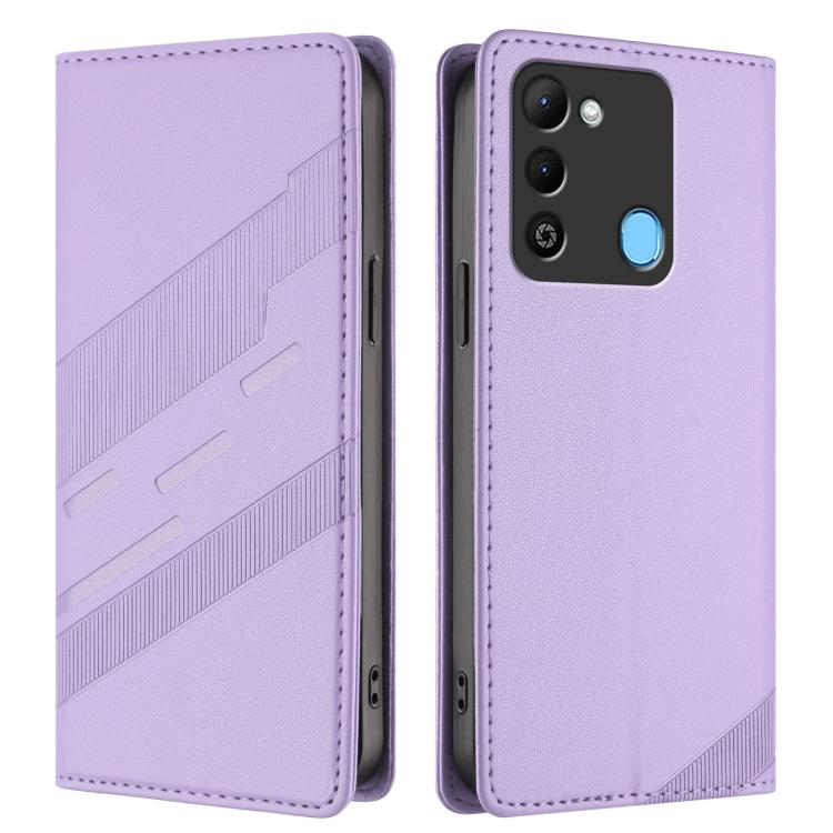 For Tecno Spark 9 / 8C Embossed Multi-functional Wallet Retro Leather Phone Case