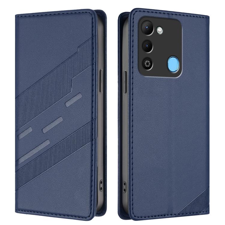 For Tecno Spark 9 / 8C Embossed Multi-functional Wallet Retro Leather Phone Case