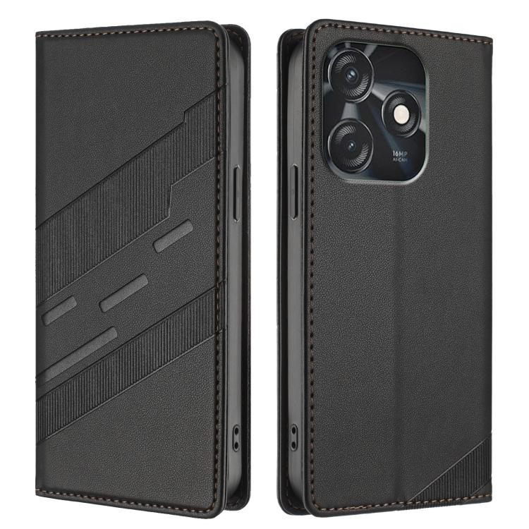 Tecno Spark 10 / 10C Embossed Multi-functional Wallet Retro Leather Phone Case