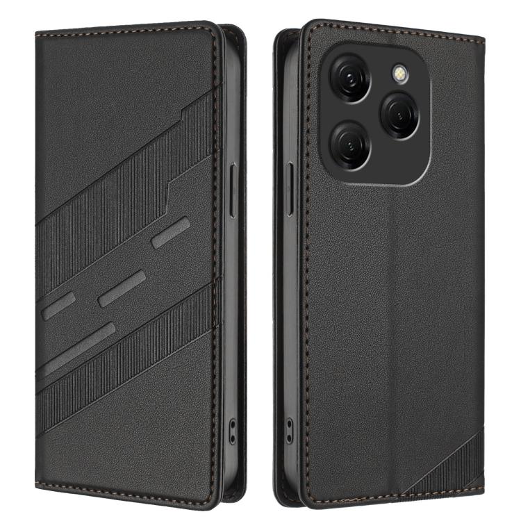 For Tecno Spark 20 Pro Embossed Multi-functional Wallet Retro Leather Phone Case