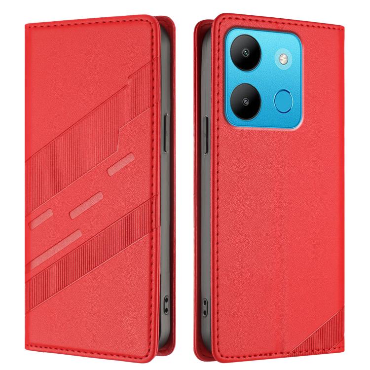 For Tecno Spark Go 2023 / Pop 7 Embossed Multi-functional Wallet Retro Leather Phone Case