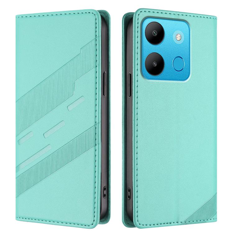 For Tecno Spark Go 2023 / Pop 7 Embossed Multi-functional Wallet Retro Leather Phone Case