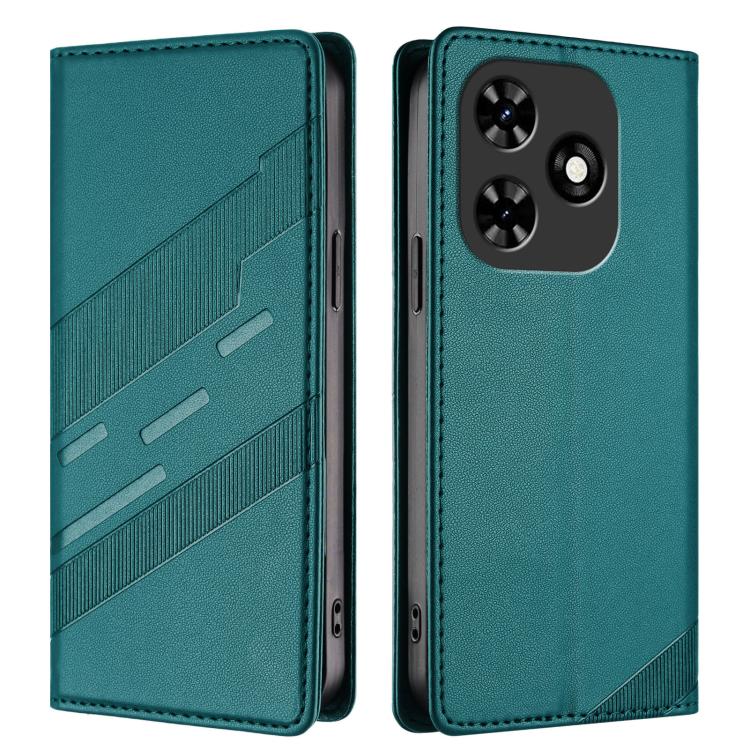 For Tecno Spark Go 2024 / Pop 8 Embossed Multi-functional Wallet Retro Leather Phone Case