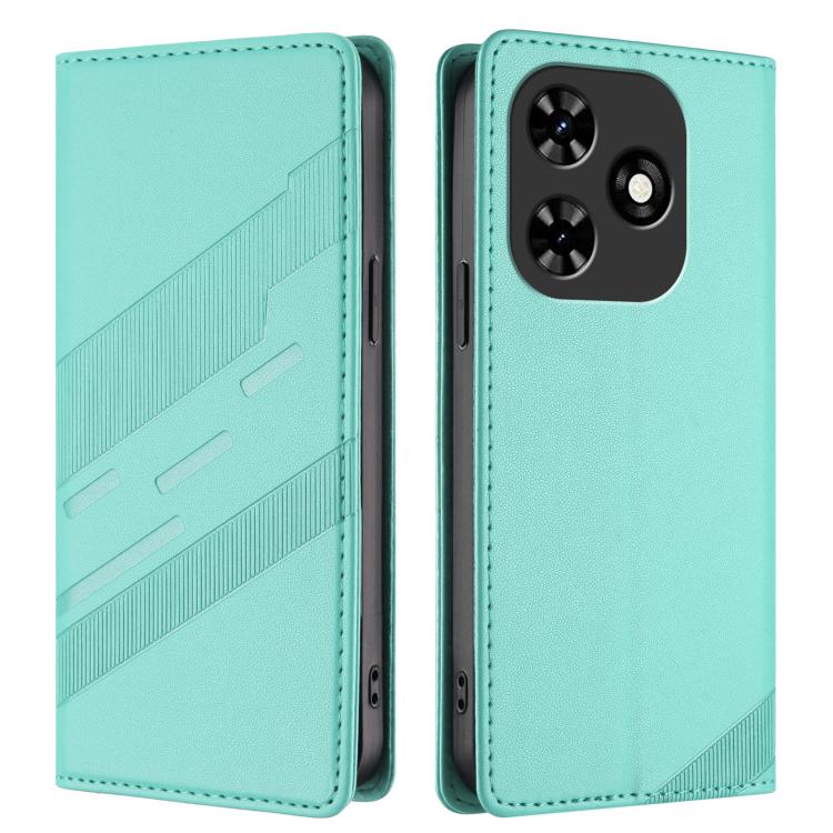 For Tecno Spark Go 2024 / Pop 8 Embossed Multi-functional Wallet Retro Leather Phone Case