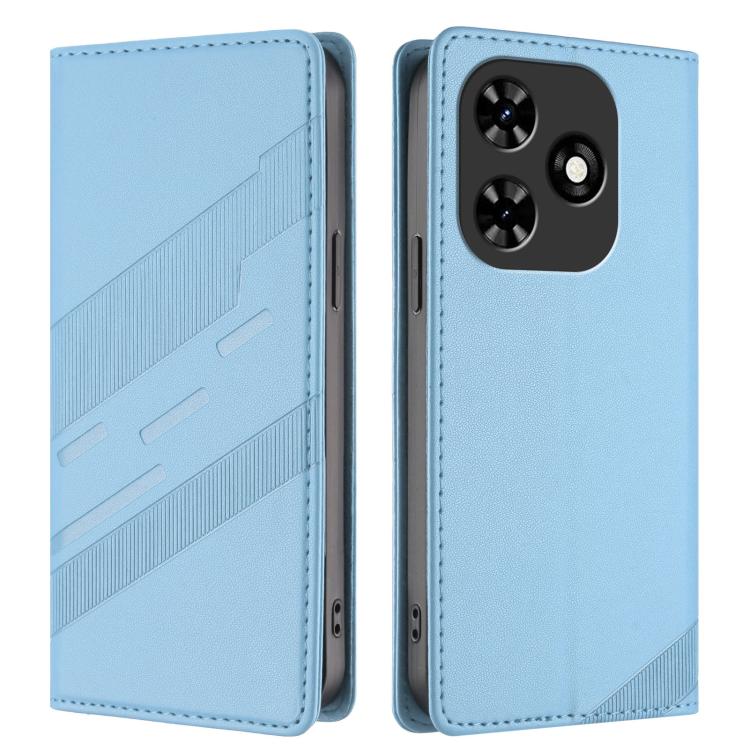 For Tecno Spark Go 2024 / Pop 8 Embossed Multi-functional Wallet Retro Leather Phone Case