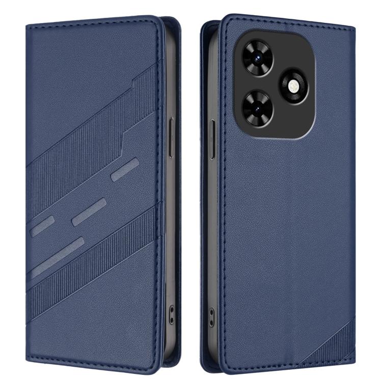 For Tecno Spark Go 2024 / Pop 8 Embossed Multi-functional Wallet Retro Leather Phone Case