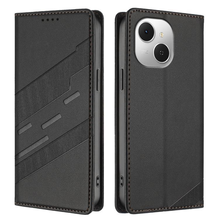 For Tecno Spark 40C Embossed Multi-functional Wallet Retro Leather Phone Case