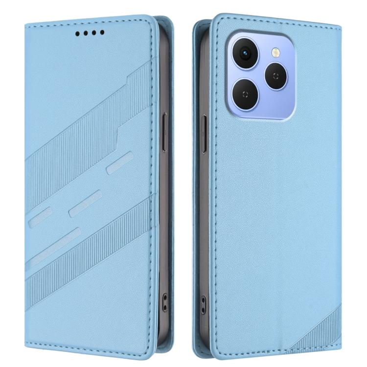 For Tecno Spark 50 4G Embossed Multi-functional Wallet Retro Leather Phone Case