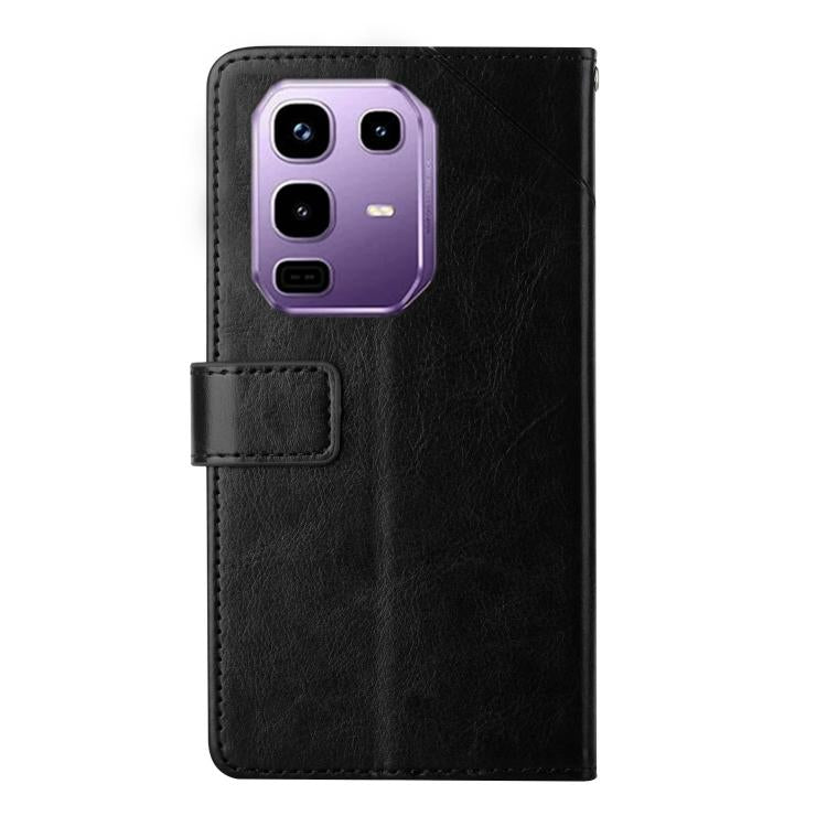 For itel Power 70 Y-shaped Pattern Flip Leather Phone Case