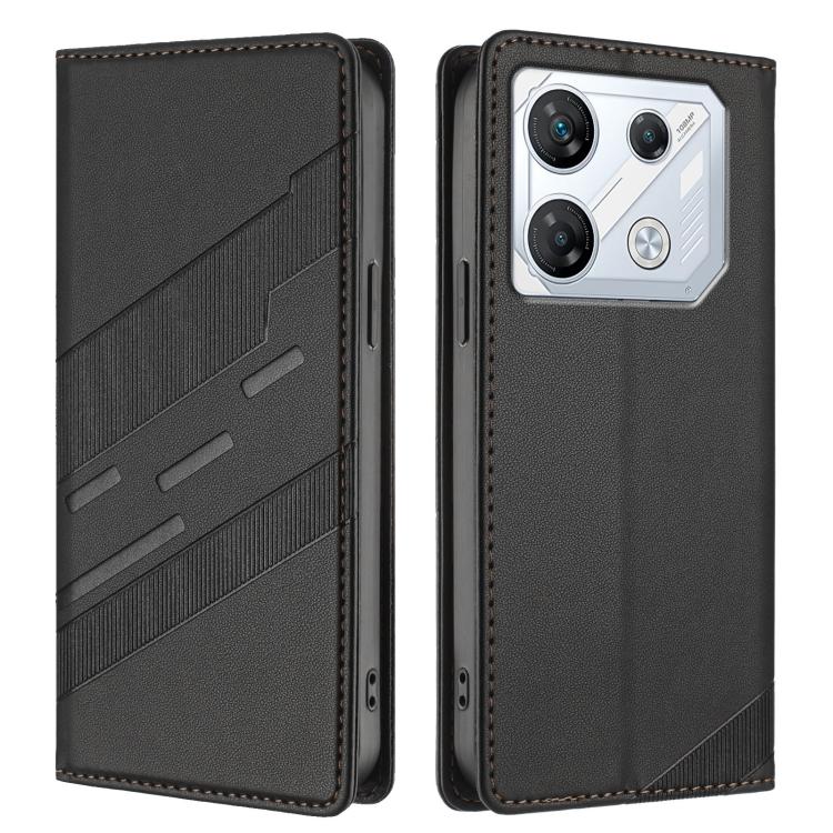 For Infinix GT 10 Pro Embossed Multi-functional Wallet Retro Leather Phone Case