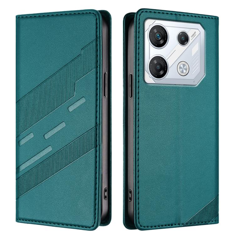 For Infinix GT 10 Pro Embossed Multi-functional Wallet Retro Leather Phone Case