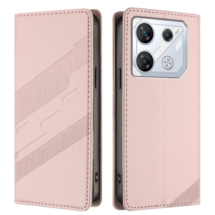 For Infinix GT 10 Pro Embossed Multi-functional Wallet Retro Leather Phone Case