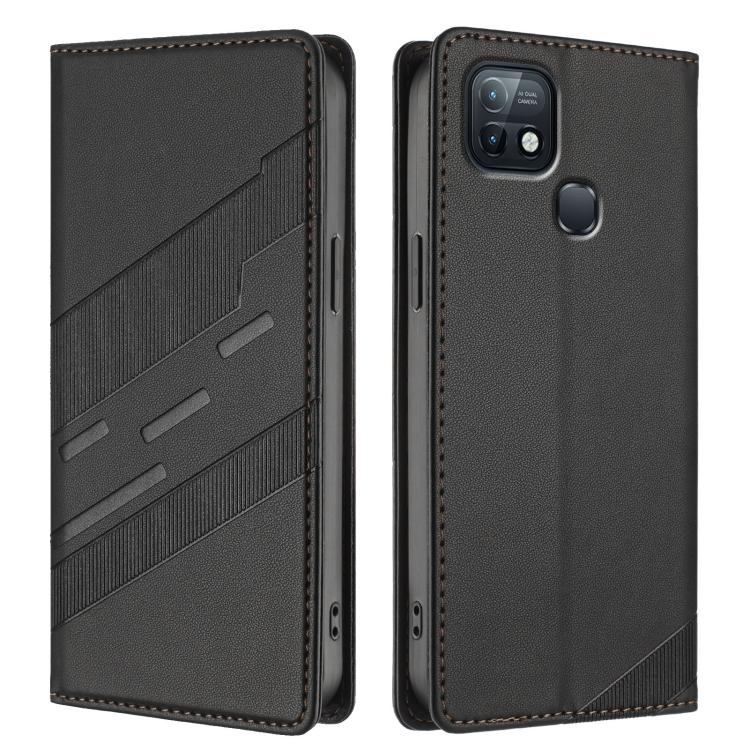 For Infinix Hot 10i Embossed Multi-functional Wallet Retro Leather Phone Case