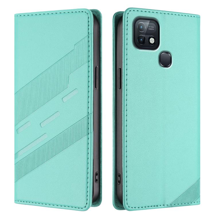 For Infinix Hot 10i Embossed Multi-functional Wallet Retro Leather Phone Case