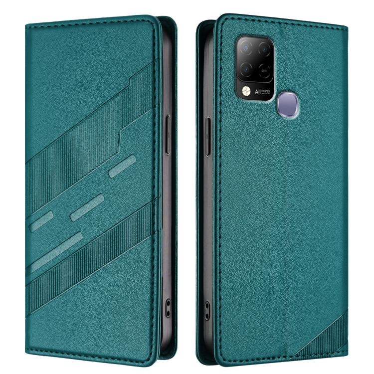 For Infinix Hot 10T Embossed Multi-functional Wallet Retro Leather Phone Case