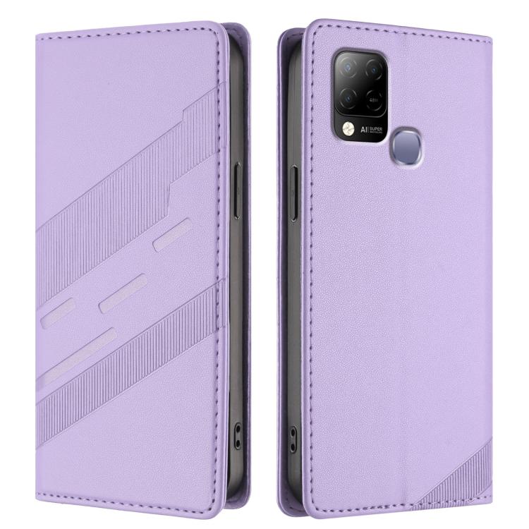 For Infinix Hot 10T Embossed Multi-functional Wallet Retro Leather Phone Case