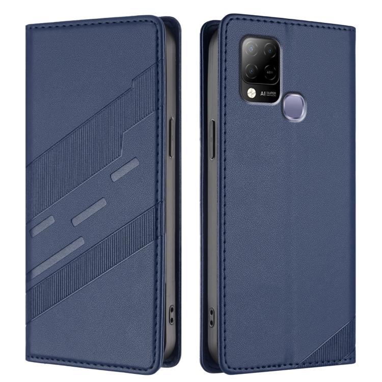 For Infinix Hot 10T Embossed Multi-functional Wallet Retro Leather Phone Case