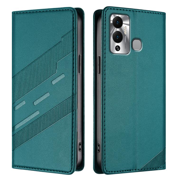 For Infinix Hot 12 Play Embossed Multi-functional Wallet Retro Leather Phone Case