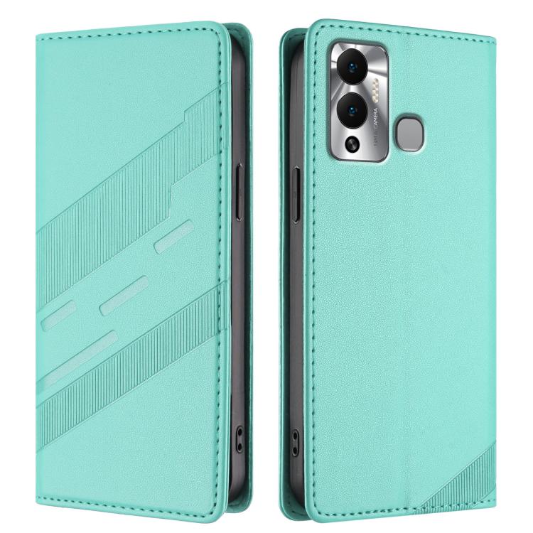 For Infinix Hot 12 Play Embossed Multi-functional Wallet Retro Leather Phone Case